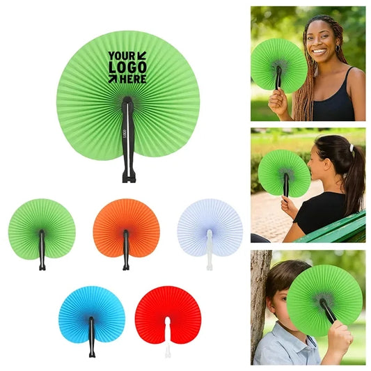 Round Travel Plastic Fan