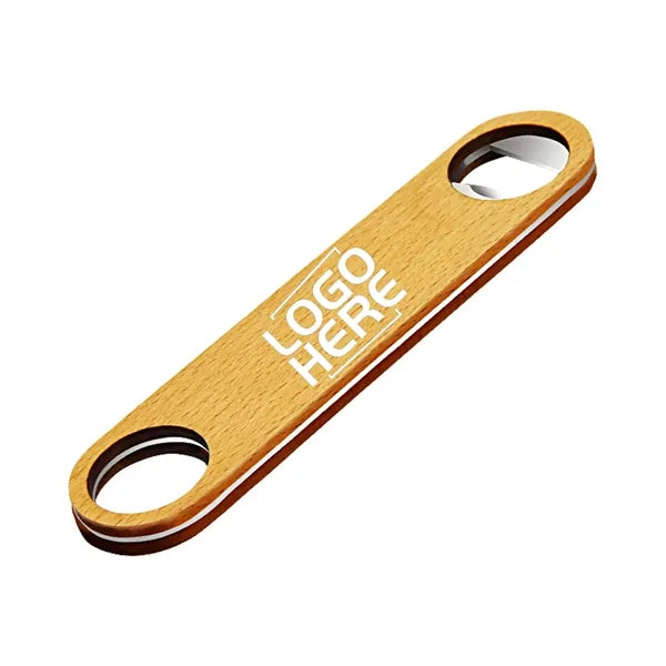Classic Wood Handle Bottle Opener