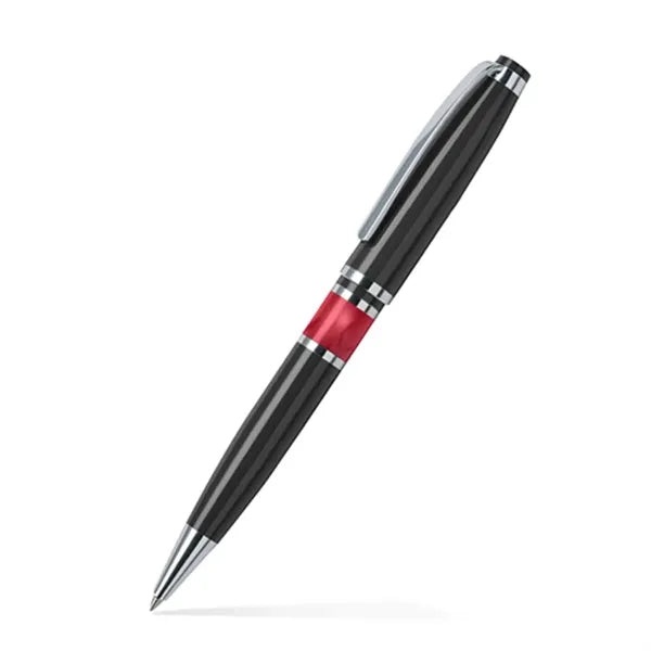 Resin Accented Brass Ballpoint Twist Metal Pen