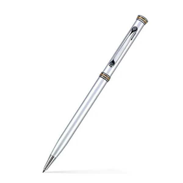 Metallic Ballpoint Twist Metal Pen - Chrome