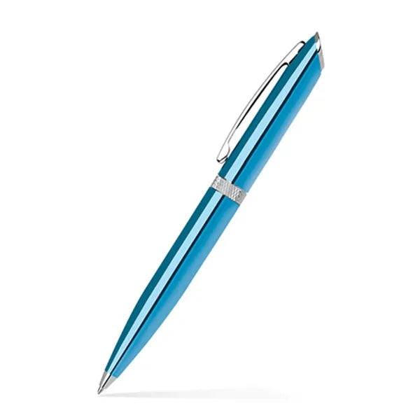 Aluminum Diamond Ballpoint Twist Metal Pen - Shiny
