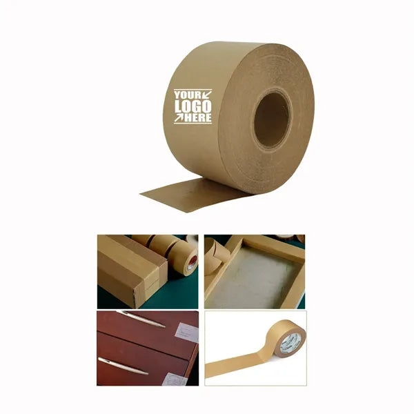 2" x 164' Biodegradable Water Activated Kraft Paper Tape