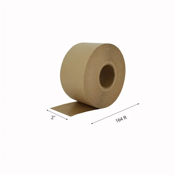 2" x 164' Biodegradable Water Activated Kraft Paper Tape