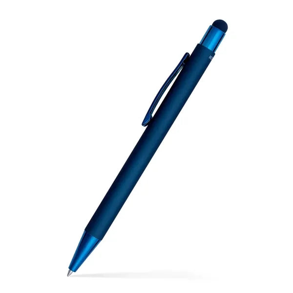 Fleetwood Stylus Satin Soft Touch Gel Click Pen (Recycled Al