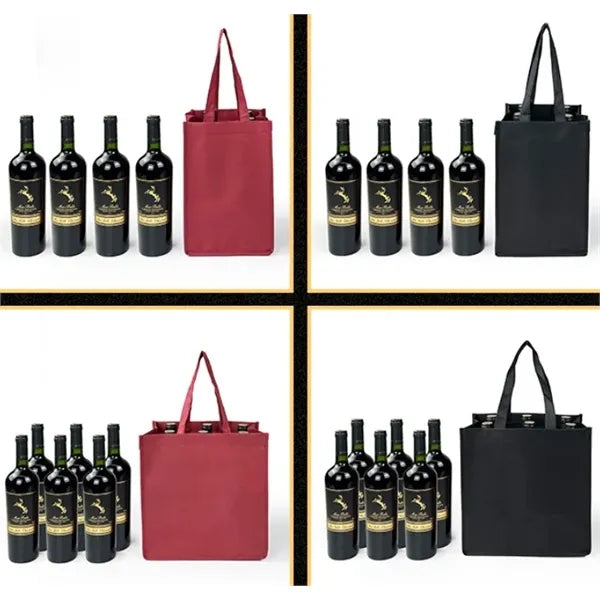 4 Bottles Non-woven Wine Bag