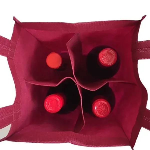 4 Bottles Non-woven Wine Bag