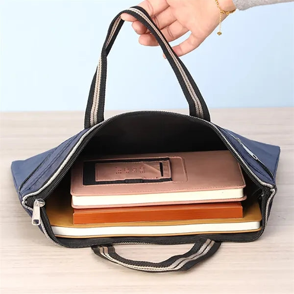 Waterproof Document File Zipper Tote Bag