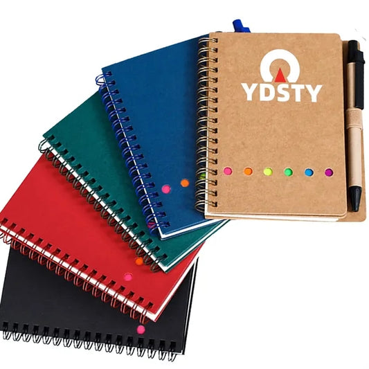 Rustic Note Cowhide Spiral Notebook
