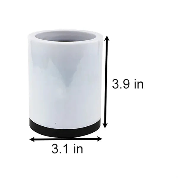 Cylindrical Plastic Desk Pen Pencil Holder