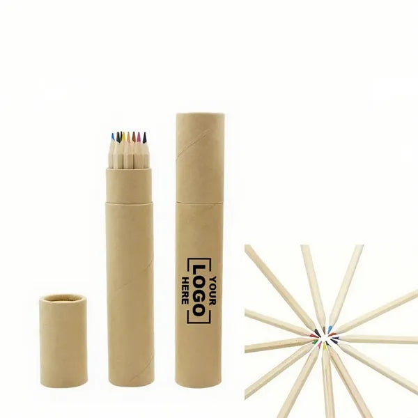 12 Color Pencil Set with Holder