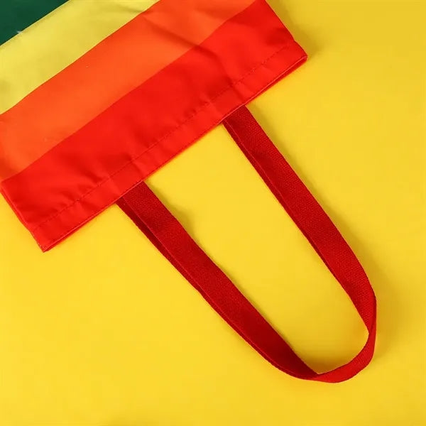 Rainbow Canvas Tote Bag