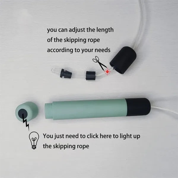 Glowing Jump Rope Battery Light Up Skipping