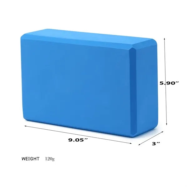 Eco EVA Foam Yoga Block for Comfort Support and Balance