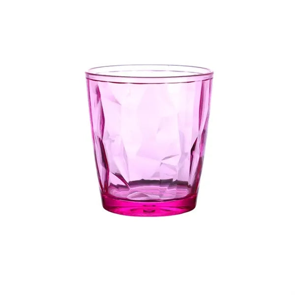 PrismGlow 10oz Faceted Glass Cups with Custom Logo