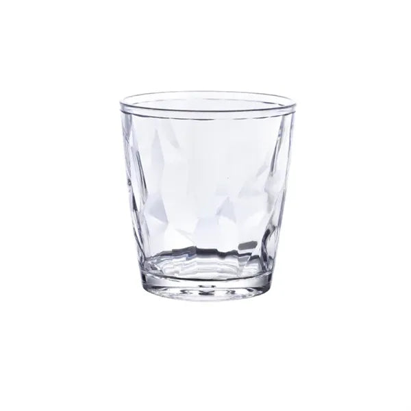 PrismGlow 10oz Faceted Glass Cups with Custom Logo