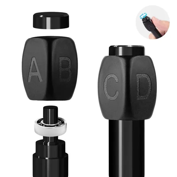 Fidget Spinner Ballpoint Pen With Abcd