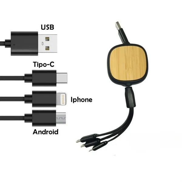 Eco-Friendly Triple Data Cable