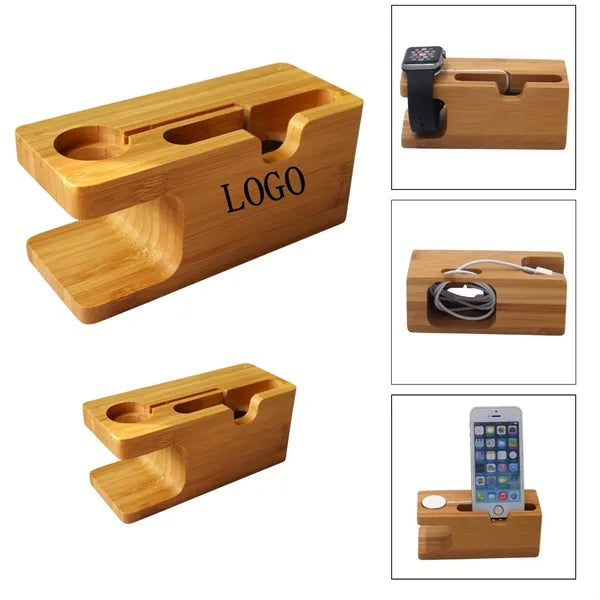 Bamboo Dual Charging Base