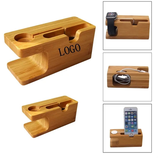 Bamboo Dual Charging Base