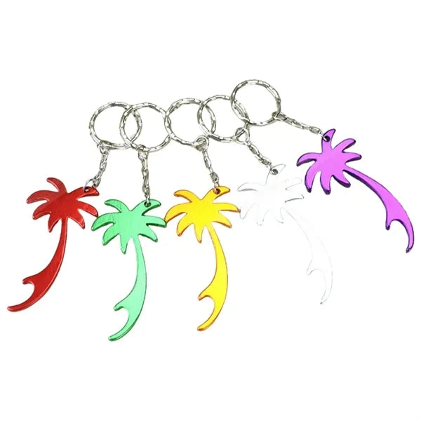 Coconut Tree Metal Bottle Opener Key Chains