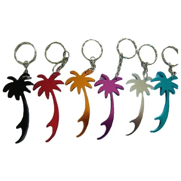 Coconut Tree Metal Bottle Opener Key Chains