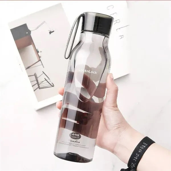 LocknLock 18oz Tritan Plastic Water Bottle with Carry Strap
