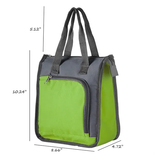 Colorblocked Tote Oxford Cloth Bento Ice Bag