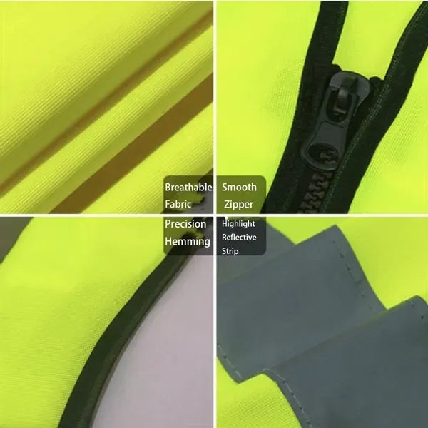 Multi Pocket High Visibility Reflective Safety Vest