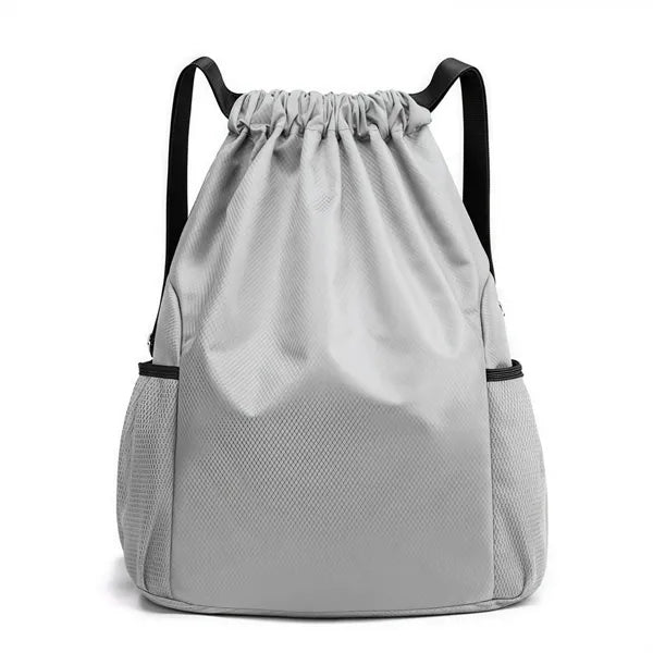 Lightweight Drawstring Backpack with Pockets