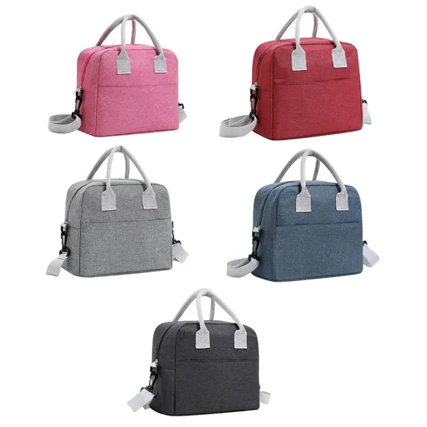 9L Insulated Lunch Bag with Handle and Shoulder Strap
