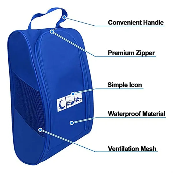 Outdoor Golf Zipper Breathable Sneaker Bag