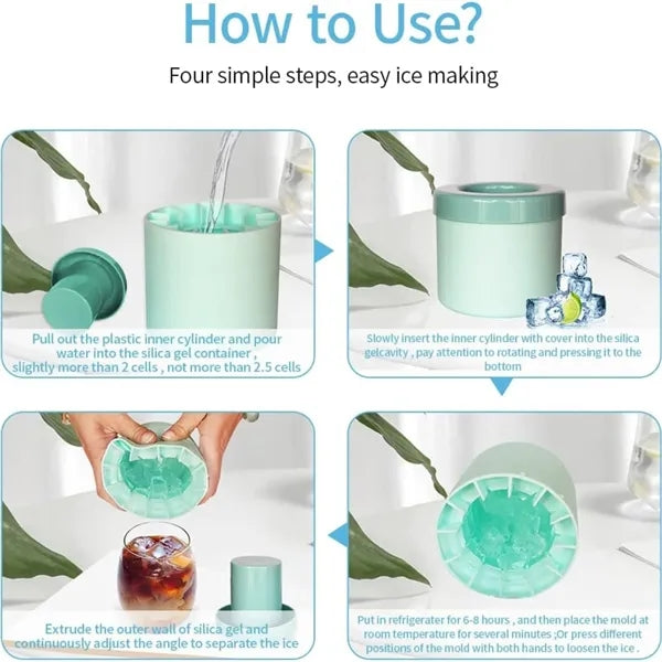 Silicone Ice Cube Mold Cup