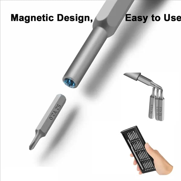 24 In 1 Multi Bit Magnetic Screwdriver Set