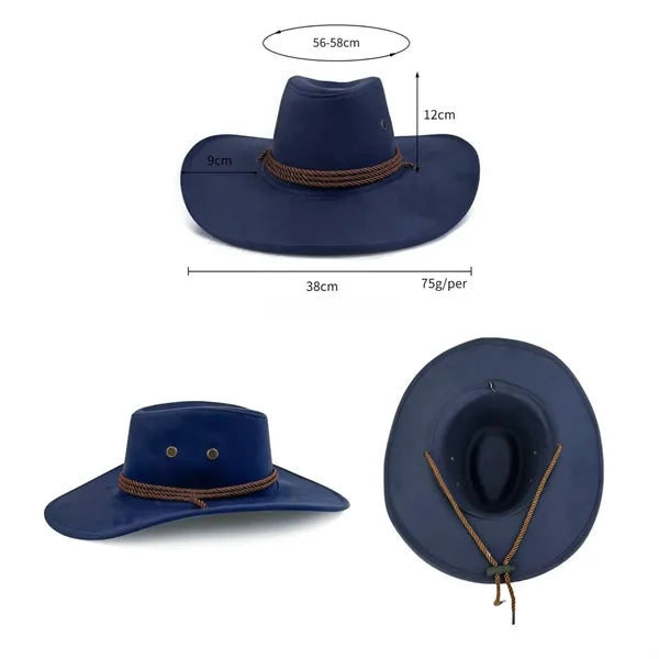Premium Suede Cowboy Hat
