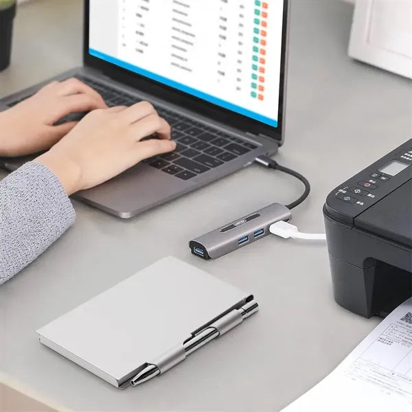 Aluminum Alloy Card Box with Pen