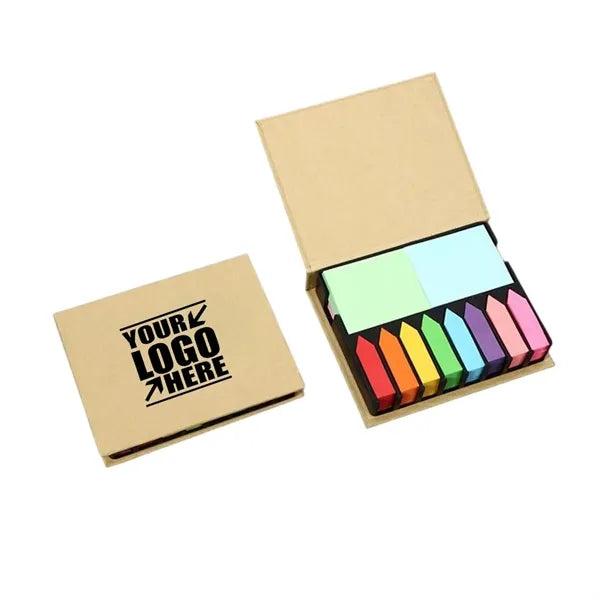 3 in 1 Sticky Notes & Colorful Page Markers Set