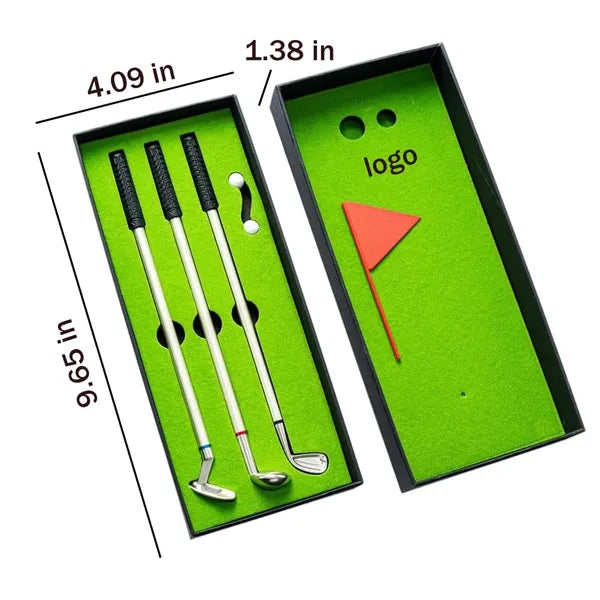 Mini Desktop Golf Pen Gift Set