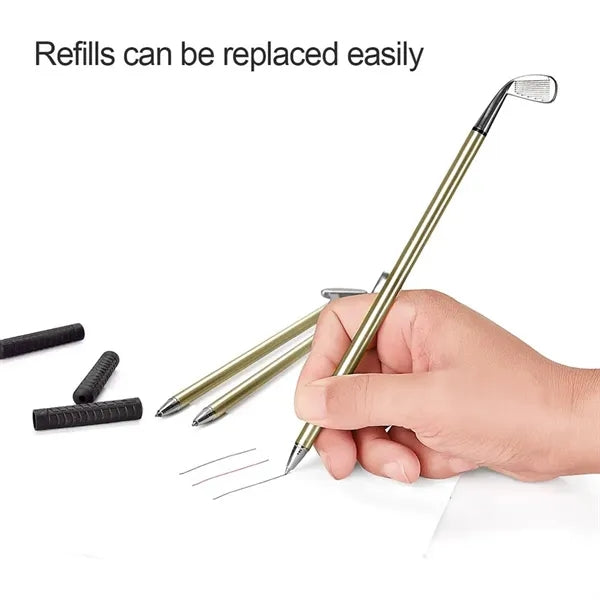 Mini Desktop Golf Pen Gift Set