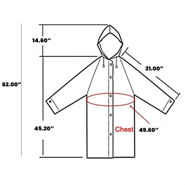 Portable & Durable Full Body Raincoat