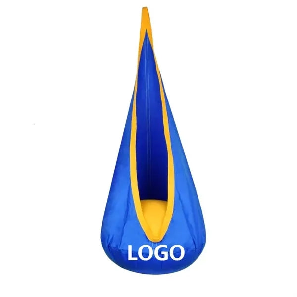 Kids Indoor & Outdoor Nylon Pod Swing Seat with Cushion