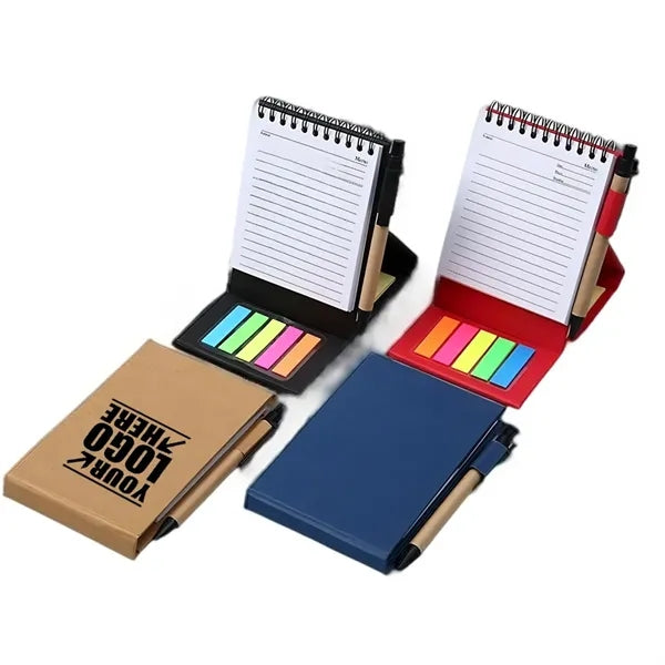 Memo Pad Sticky Notes with Pen