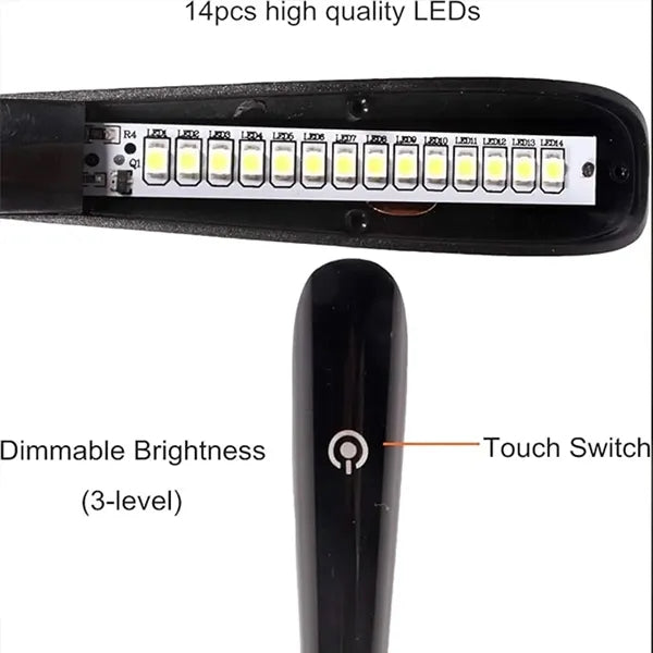 USB reading lamp: 14 LEDs, dimmable