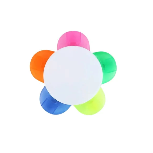 Colorful Petal Highlighter Pen