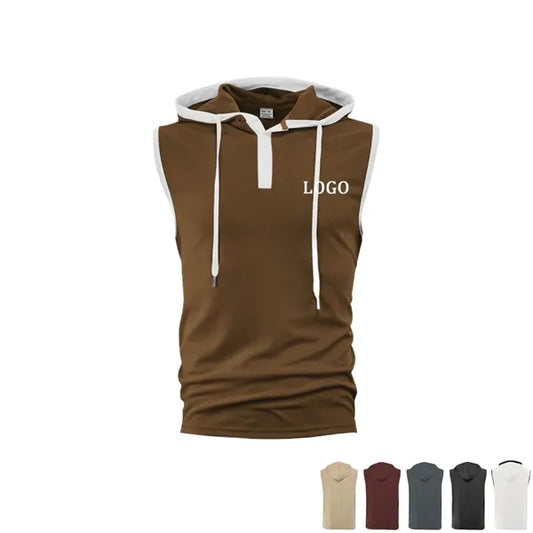 Sleeveless Hoodie Tank Tops for Men