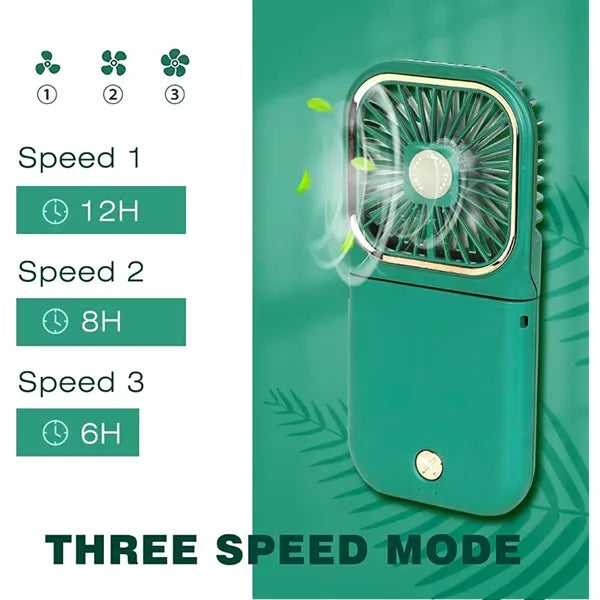 5 in 1 Mini Portable Rechargeable Fan