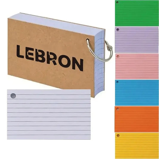 100PCS Double Sided Lined Index Notecards