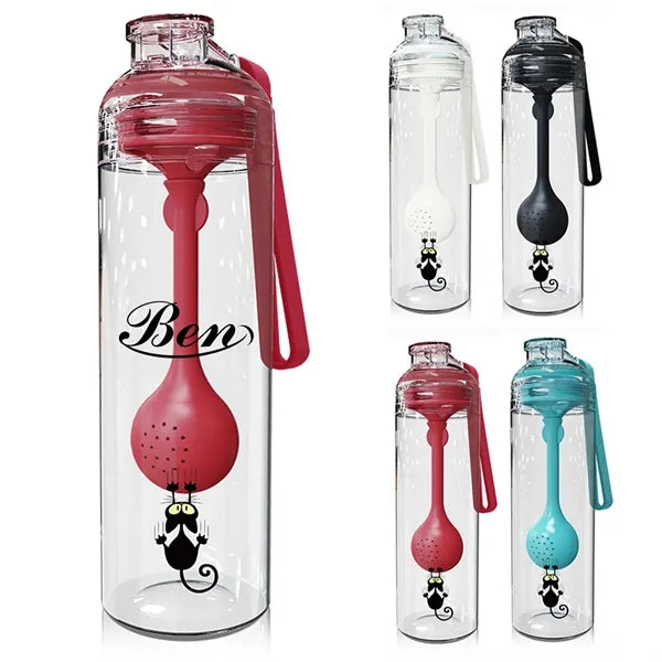 17oz BPA Free Tea Infuser Water Bottle w/ Spoon
