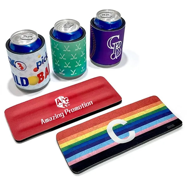 12oz Full Color Slap Wrap Can Cooler Sleeve