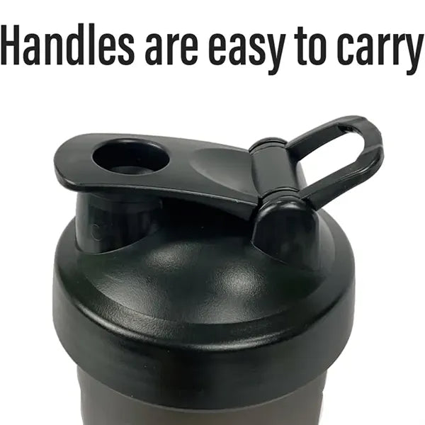20oz Shaker Bottles for Protein Mixes with Twist Cap