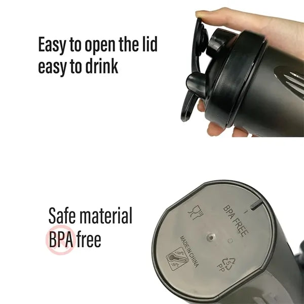 20oz Shaker Bottles for Protein Mixes with Twist Cap
